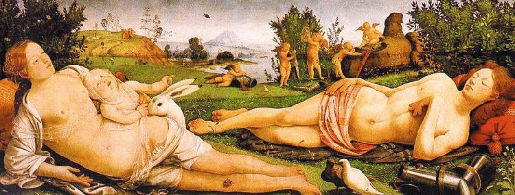 Piero di Cosimo Venus Mars Norge oil painting art